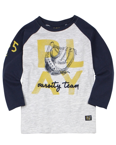 Losan Boys Raglan Sleeve T-shirt with Print