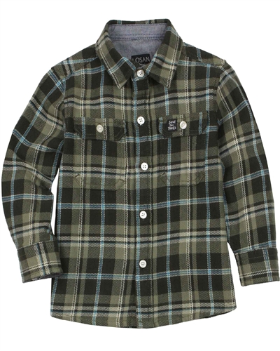 Losan Boys Plaid Flannel Shirt