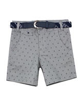 Losan Boys Printed Shorts with Belt