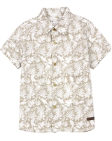 Losan Boys Linen Shirt in Tropical Print