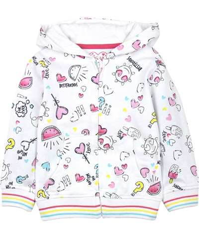 Losan Girls Sweatshirt in All-over Print
