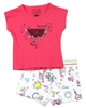 Losan Girls T-shirts and Printed Shorts Set