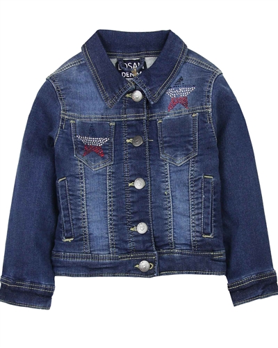 Losan Girls Jogg Jean Jacket with Stars