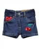Losan Girls Denim Shorts with Cherries