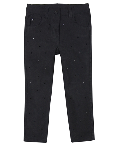 Losan Girls Twill Pants with Crystals