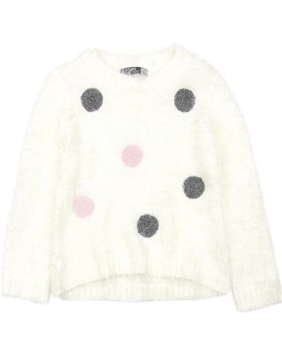 Losan Girls Shag Knit Sweater