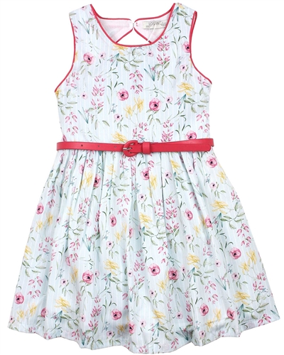 Losan Girls Dress in Floral Print