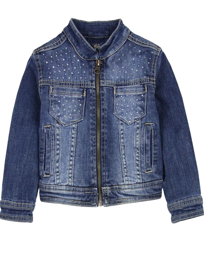 Losan Girls Denim Jacket with Crystals