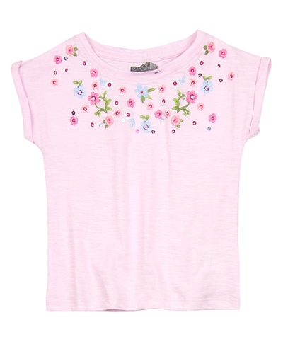Losan Girls T-shirt with Embroidery