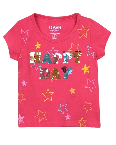 Losan Girls T-shirt with Sequins