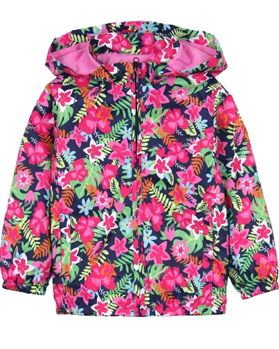Losan Girls Windbreaker in Tropical Print