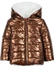 Losan Girls Reversible Quilted Coat with Faux Fur