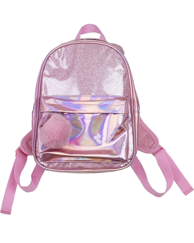 Losan Girls Shiny Metallic Mini Backpack