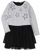 LOSAN Girl's Two-in-one Look Dress and Tights, Sizes 2-7