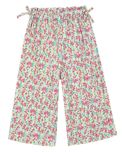 Losan Girls Plisse Pants in Floral Print