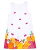 Losan Girls Beach Dress with Fruits Print
