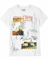 Losan Junior Boys T-shirt with Travel Print