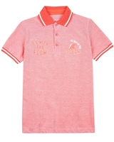 Losan Junior Boys Short Sleeve Polo with Embroidery