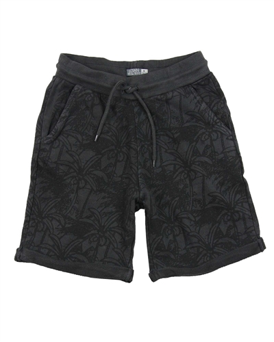Losan Junior Boys Terry Shorts in Subtle Tropical Print