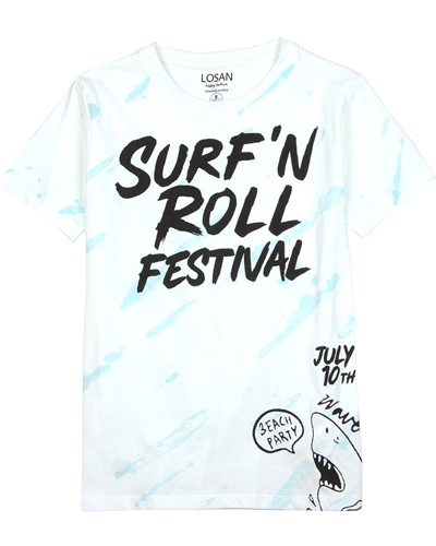 Losan Junior Boys T-shirt in Splash Print