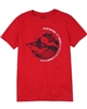 Losan Junior Boys Red T-shirt with Shark Print