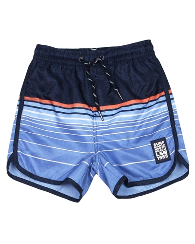 Losan Junior Boys Striped Swim Shorts