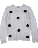 Losan Junior Girls Pullover with Pompoms