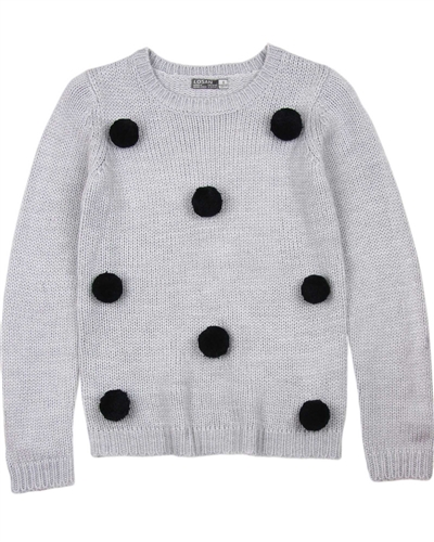 Losan Junior Girls Pullover with Pompoms