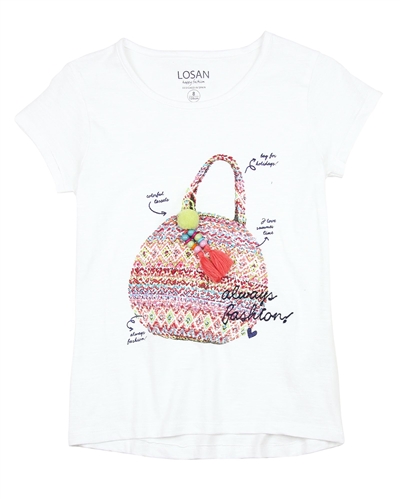 Losan Junior Girls Boho Style T-shirt,