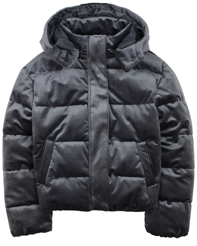 Losan Junior Girls Quilted Velvet Jacket