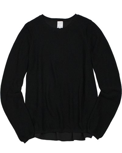 Losan Junior Girls Pullover with Chiffon Back Insert