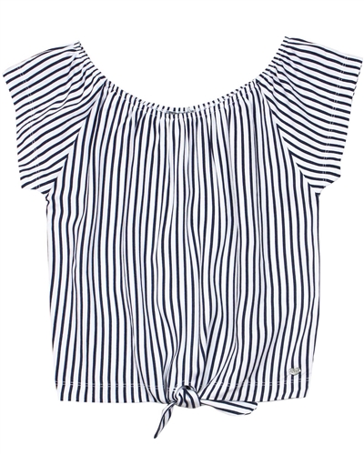 Losan Junior Girls Striped Blouse with Knot