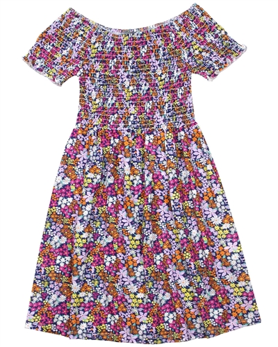 Losan Junior Girls Beach Dress in Small Floral Print