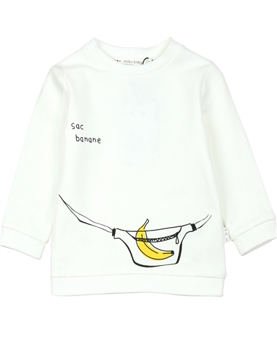 Miles Baby Boys Sweatshirt with Print