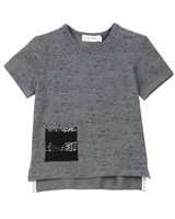 Miles Baby Boys Speckled T-shirt with Pocket