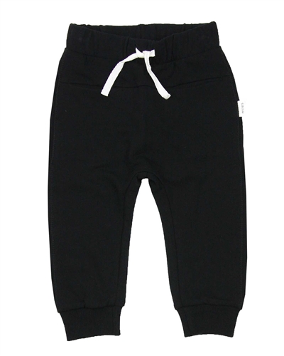 Miles Baby Boys Basic Sweatpants in Black
