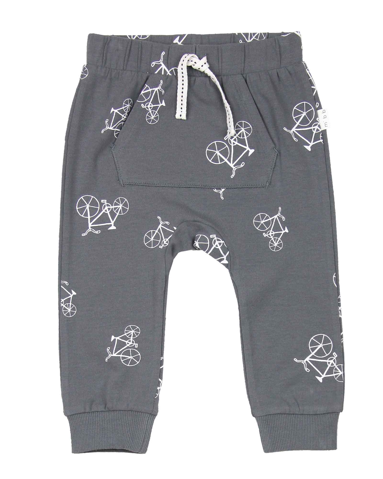Sizes 6M-4 MILES BABY Boys Jersey Pants in Bicycles Print