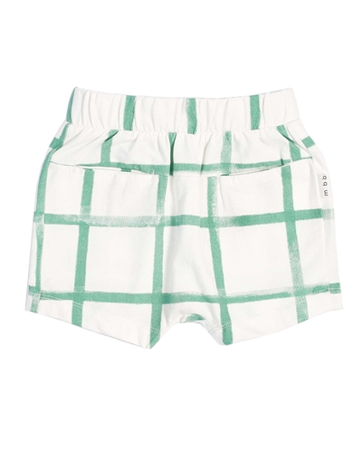 Miles Baby Boys Distressed Check Shorts
