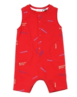 Miles Baby Boys One-piece Playsuit with Long Placket