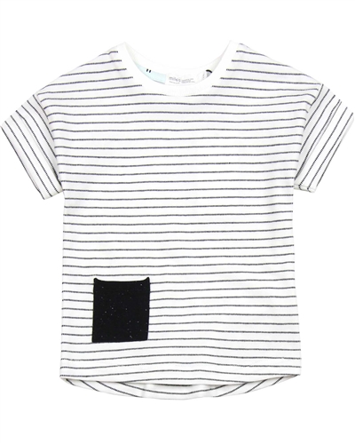 Miles Baby Boys Striped T-shirt with Pocket