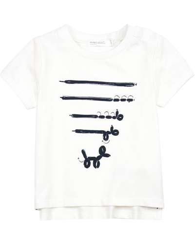 Miles Baby Boys T-shirt with Fun Print