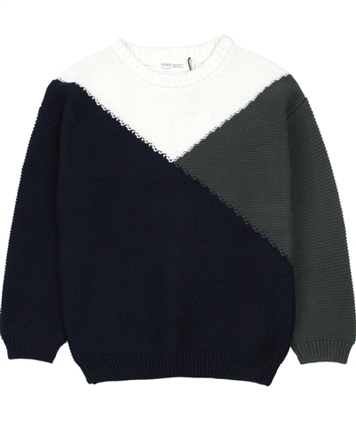 Miles Baby Boys Colour-block Sweater