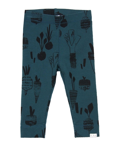Miles Baby Girls Leggings in Garden Print