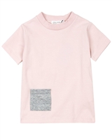 Miles Baby Girls Pink T-shirt with Pocket