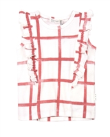 MILES BABY Girls' Top with Ruffles, Sizes 6M-4