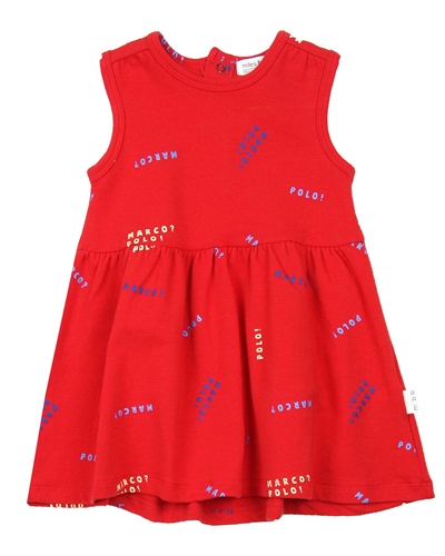 Miles Baby Girls Printed Terry Dress