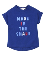 MILES BABY Girls' Top with Cuffed Sleeves, Sizes 6M-4