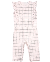 Miles Baby Girls Check Jumpsuit