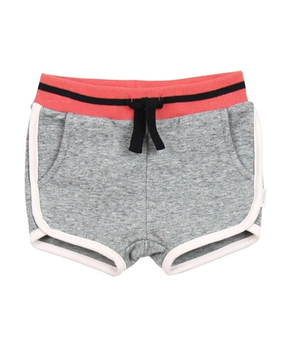 Miles Baby Girls Sporty Terry Shorts