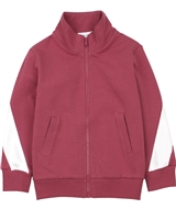 MILES BABY Girls Zip Front Terry Cardigan, Sizes 2-7
